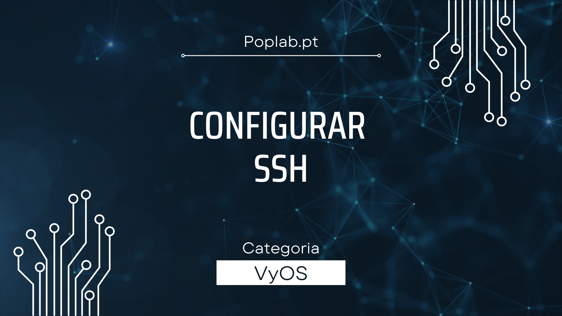 Router VyOS: Como configurar SSH