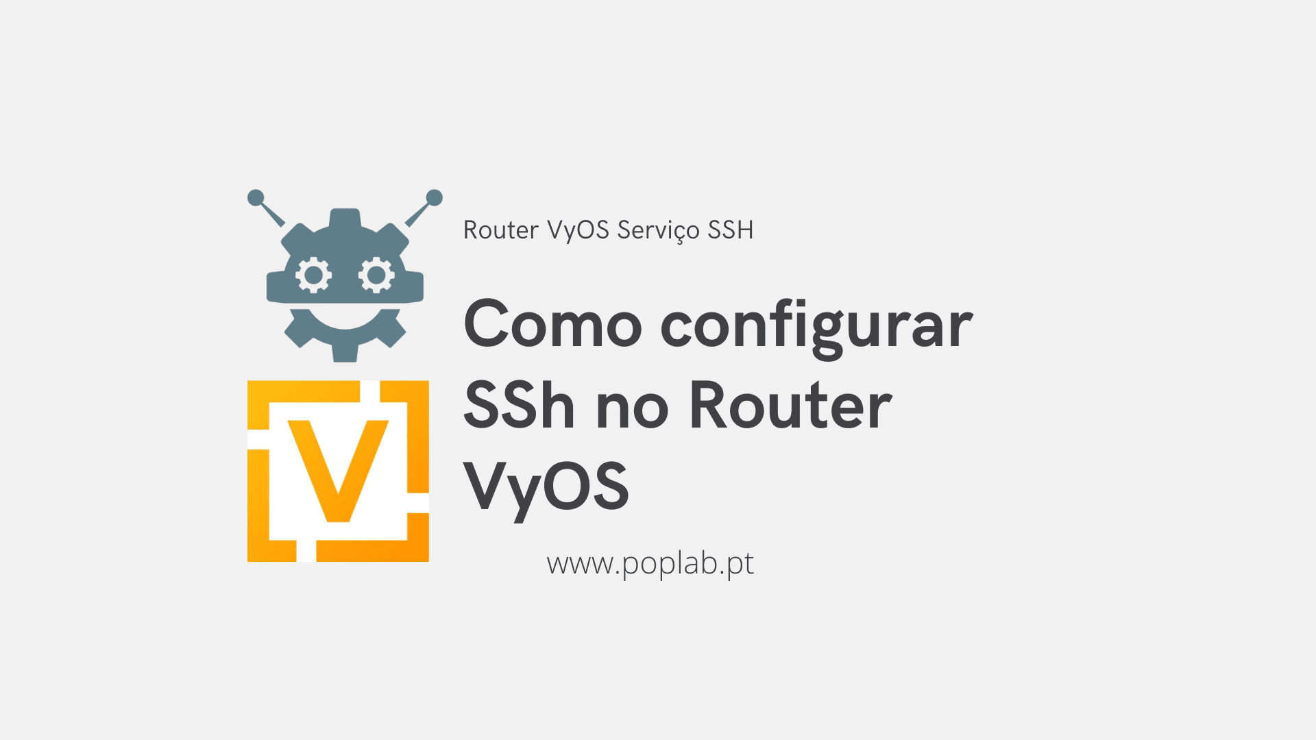 Router VyOS: Como configurar SSH